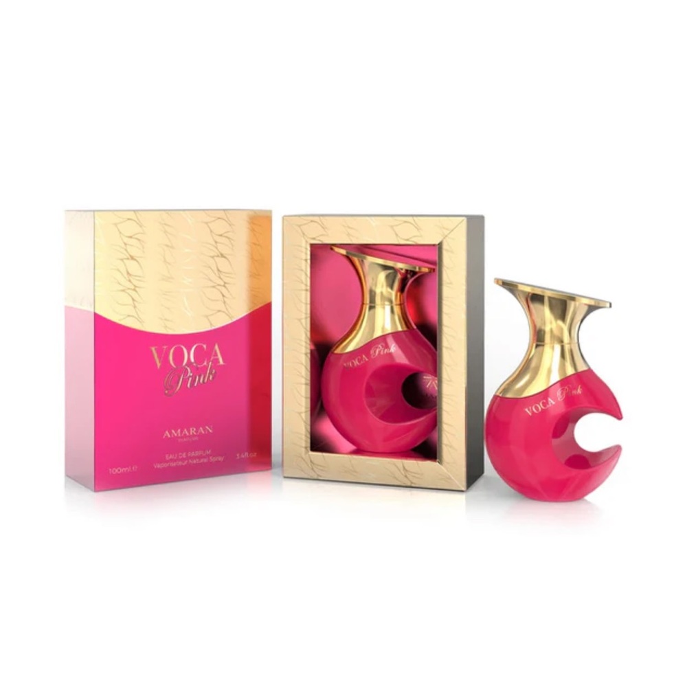 VOCA Pink Amaran Perfume Bottle - Pink and Gold